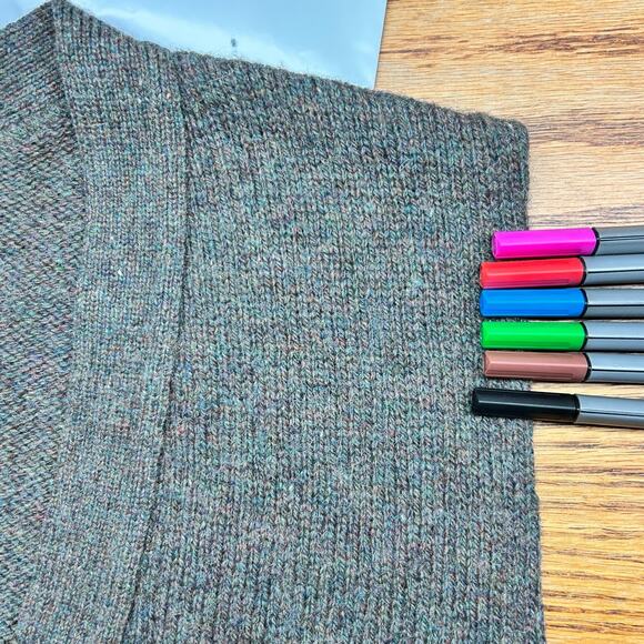 Vintage Jantzen Mens L Sweater Vest Wool Grandpa Scholarly Academic - Picture 3 of 6